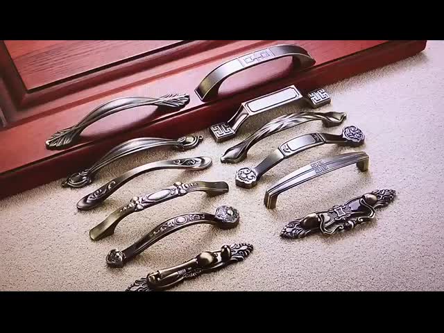 Wholesale Furniture Cabinet Hardware Handles Elongated Modern Design ALUMINIUM Door Handles