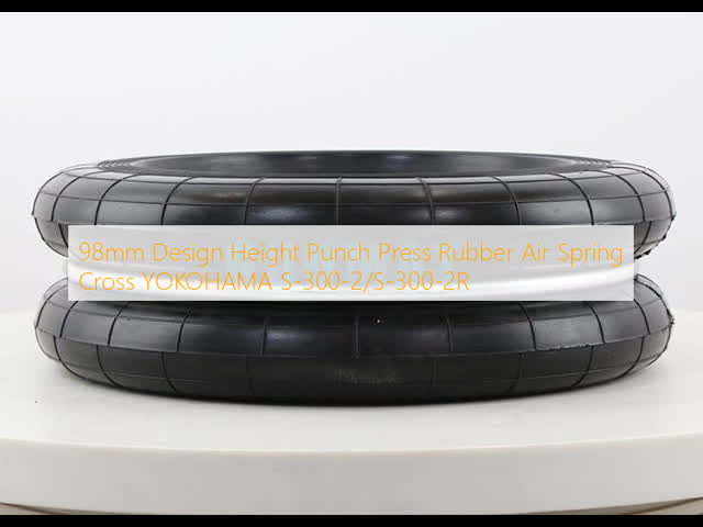 185mm Height Double Convoluted Air Spring With Natural Rubber 556238077