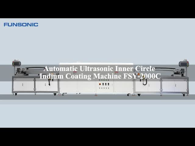 30Khz Fully Automatic Ultrasonic Inner Circle Indium Coating Machine with Titanium Alloy Coated Head