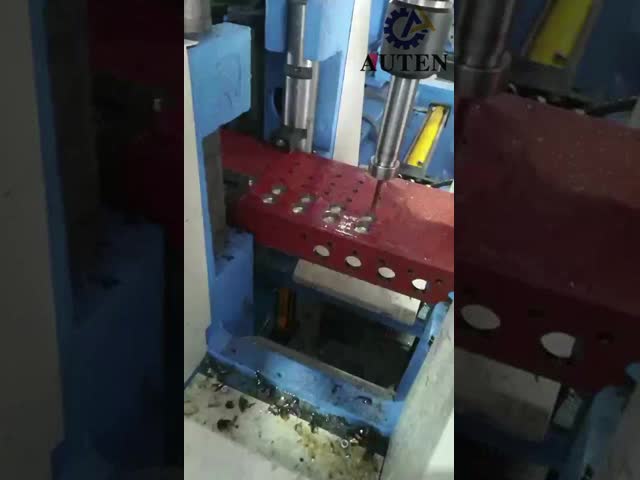 Vertical Parking Garage Use Cnc Beam Drilling Cutting Machine Line 100～3000 R/Min Spindle Speed