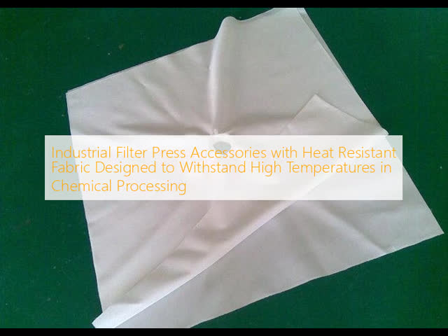 High Temperature Filter Press Plates Polypropylene / Polyester Woven Filter Media