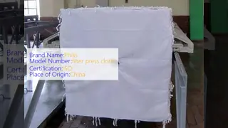 High Temperature Filter Press Plates Polypropylene / Polyester Woven Filter Media