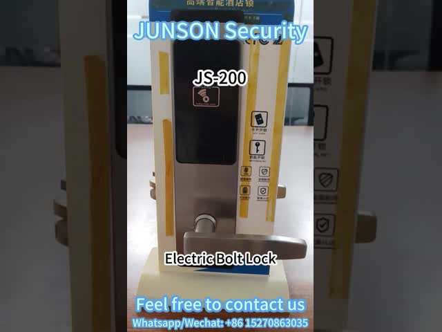 Stainless Steel RFID Hotel Door Lock with Fast <1s Response and 200 Guest Card Capacity