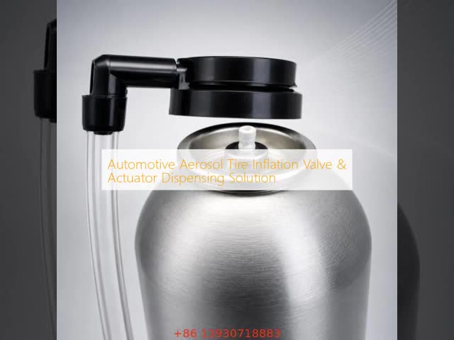 Precision One-inch Tire Inflator Valve with Tinplate Construction and OEM Support for Aerosol Applications