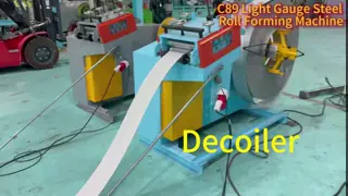 Residential Building Framework C89 Light Gauge Steel Framing Machine Australia Applicable Industrial PLC Control