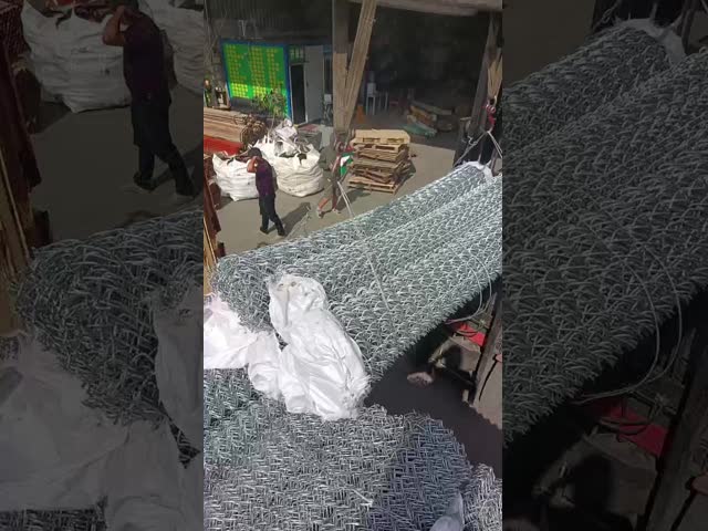 60x60mm Pvc Coated Galvanized Chain Link Fence Fabric For Security