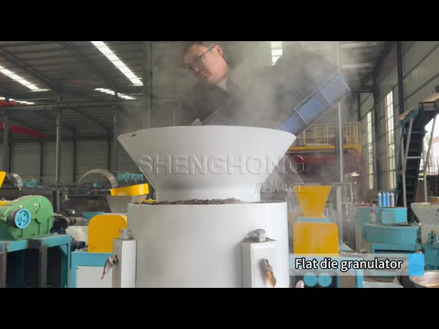 Flat Die Pelleting Machine for Organic Fertilizer Production with 1-4 Tons per Hour Capacity and ≥95% Granulating Rate