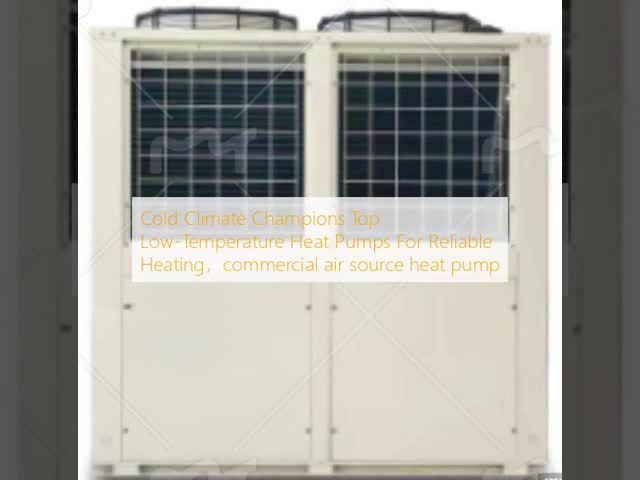 Commercial Low-Temperature Heat Pump with Rapid Heating Intelligent Regulation and Anti-Freezing Protection