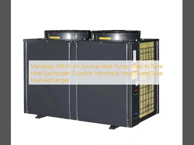 Meidibao 50KW Air Source Heat Pump with Titanium Shell In Tube Heat Exchanger for High Heating Capacity Industrial Applications