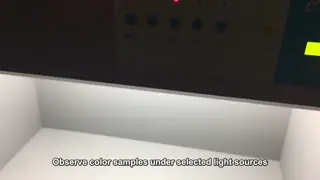6 Standard Light Sources Color Matching Cabinet Color Assessment Box
