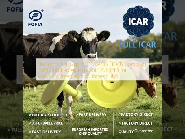Animal Identification Tags – ISO11784/85 Certified For Cattle And Sheep