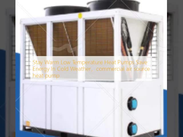 Low Temperature Heat Pump with Wide Temperature Range Adaptability (-30℃ to 45℃) and High Efficiency Shell in Tube Heat Exchanger for Commercial Use