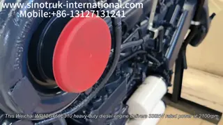Heavy-Duty Diesel Engine Weichai WP12G460E310 Diesel Engine Euro III