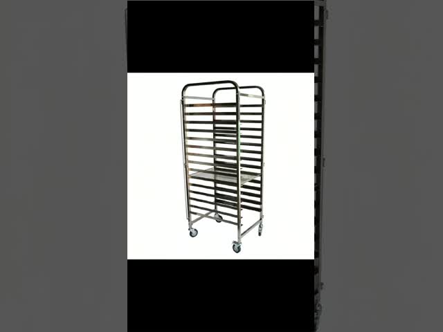 Customized Bakery 201 Stainless Steel Rack Trolley For Home