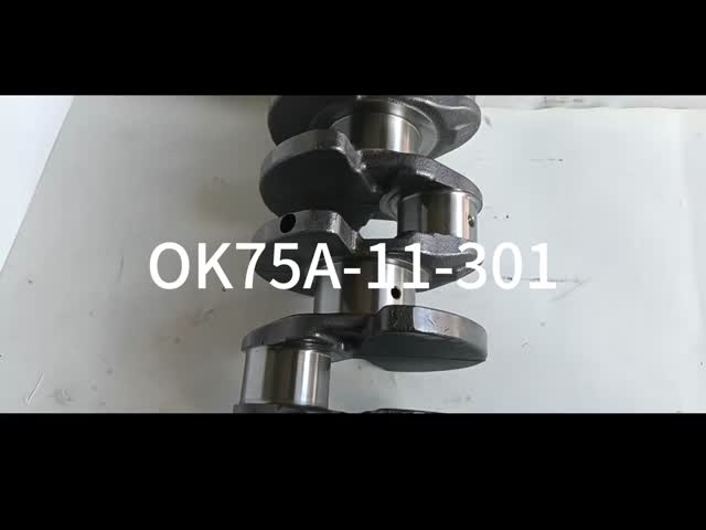 Crankshaft  OK75A-11-301  OK75A1130  OK65A-11-301 for K2700 JT Diesel Engine Alloy Gold Engineering Machinery Part