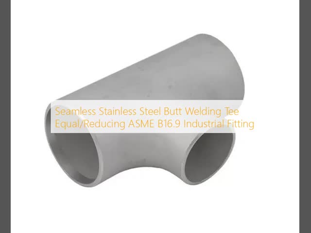 Butt-welding Fittings CUNI Reducing Tee ASTM B466 UNS C70600  ASME B16.9