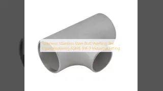 Butt-welding Fittings CUNI Reducing Tee ASTM B466 UNS C70600  ASME B16.9
