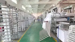 304 Stainless Steel Full Height Turnstile Gate With QR Code For Prison / Neighborhoods
