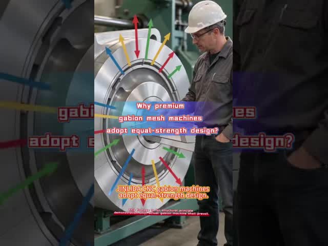 LNWL-5 River Bank Slope Protection Gabion Mesh Machine for Flood Control Retaining Wall Construction