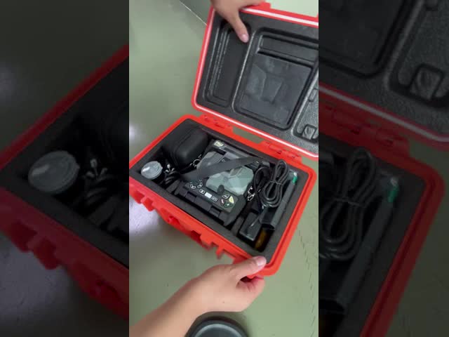 Full Set Fiber Optic Tools Automatic Fusion Splice Machine with Standard 2N Tension Test and Six Motor Auto-Focusing