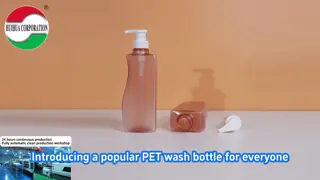 500ML PET Bottle Plastic Jar Pump Press Lid For Shampoo & Shower Gel
