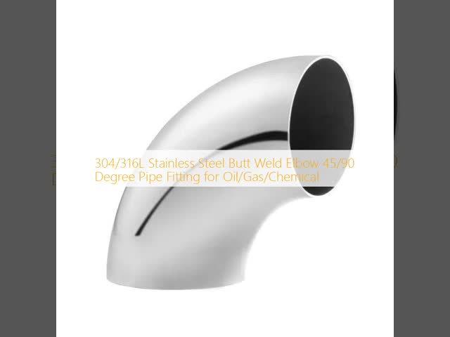 Butt-welding Pipe Fittings 90D Long Radius Elbow Stainless Steel ASTM A403 WP304 ASME B16.9