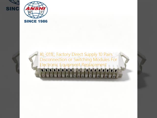 XL-011L, Factory Direct Supply 10 Pairs Disconnection or Switching Modules For Electronic Equipment Replacement