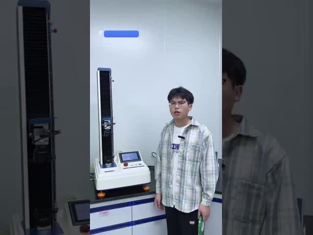 Single Column Electronic Tensile Testing Machine for Plastic Rubber