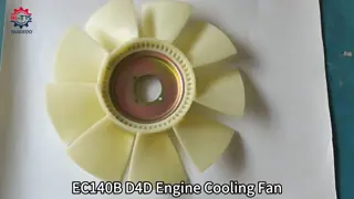 EC140B D4D Engine Cooling Fan VOE14514216 VOE14514245 For Excavator Replacement Parts Factory Direct