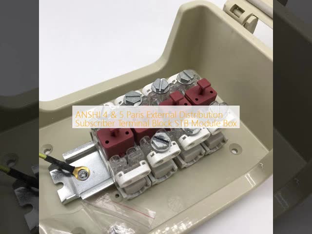ANSHI 4 & 5 Paris External Distribution Subscriber Terminal Block STB Module Box