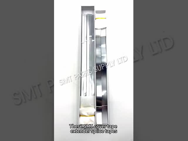 8/12/16/24/32mm SMT Cover Tape Extender Splice Tape with Black Color Option for Carrier Tape Extension in SMT Feeder Parts