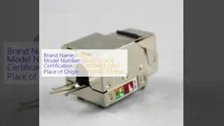 RJ45 Keystone Jack CAT5E CAT6 CAT6A Shielded Keystone Jack In Metallic Color