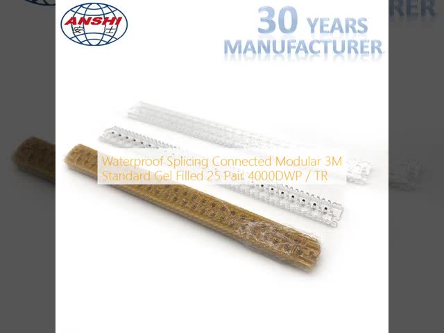 Waterproof Splicing Connected Modular 3M Standard Gel Filled 25 Pair 4000DWP / TR