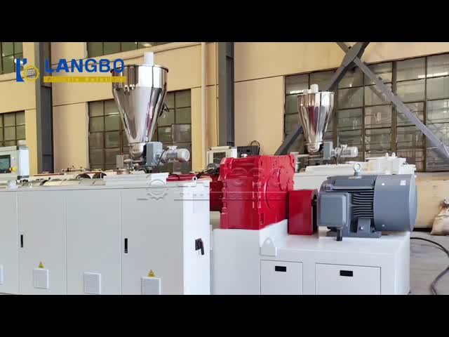 WPC PVC Door Machine Wall Panel PVC Door Panel Hollow Decoration Panel Profile Extrusion Making Extruder Machine