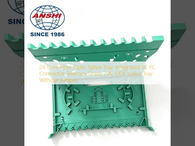 Factory Wholesale 6 Core 12 Core Fiber Direct Splice Tray Eco-Friendly ABS Telecom V3.0 ODF Integrated Fiber Splice Tray