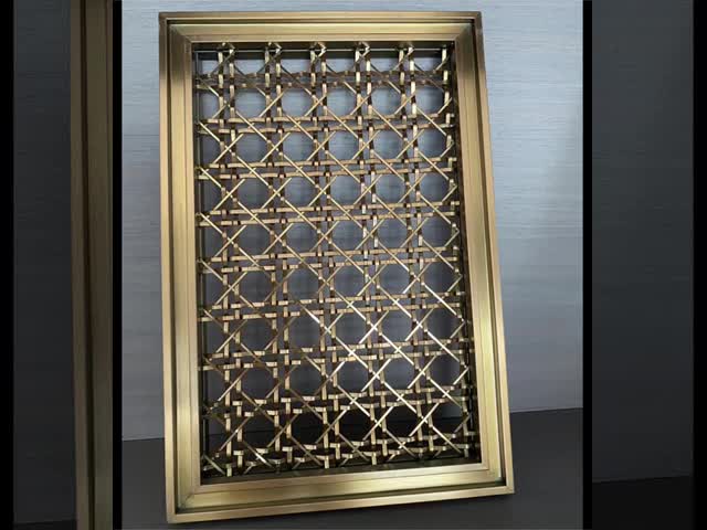 High Quality Aluminum / Stainless Steel Decorative Metal Coil Drapery Mesh for Weddings Waterfall Room Divider