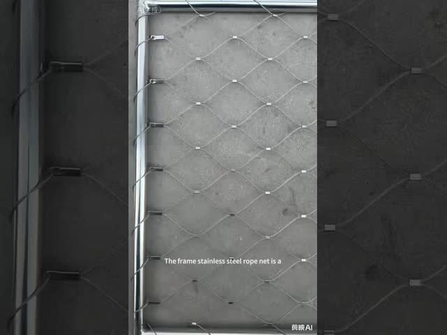 AISI316 Ferruled Stainless Steel Rope Mesh Rust Resistant For Architecture