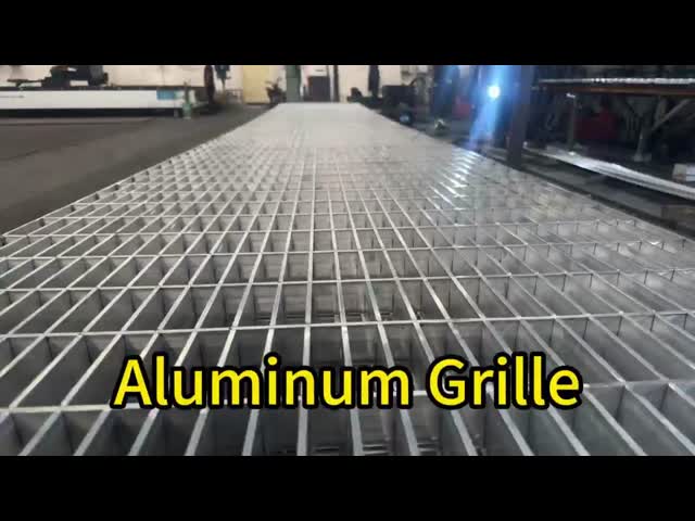 Metal Material Anodization Swage 6063 T6 Aluminum Bar Grating