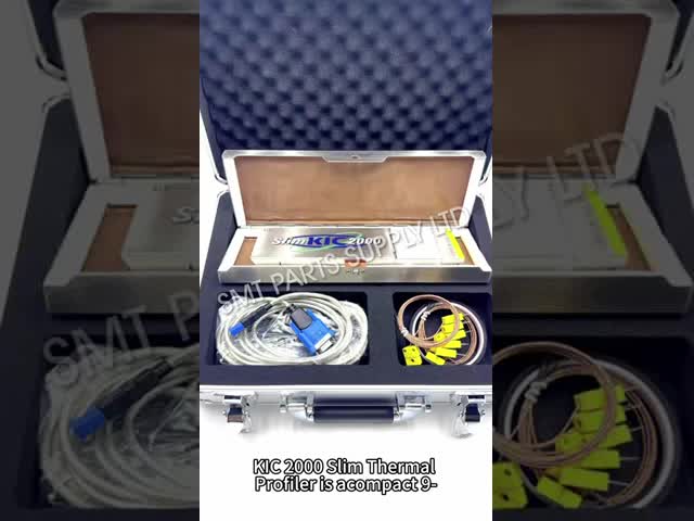 KIC 2000 Slim 9-Channel SMT Reflow Thermal Profiler with Type K Thermocouples and ±1.2°C Accuracy