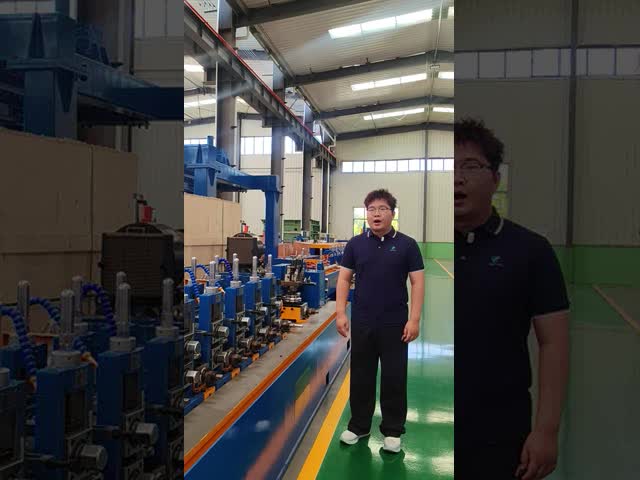 HG114 Carbon Steel Fully Automatic Welded Pipe Mill 508-610mm