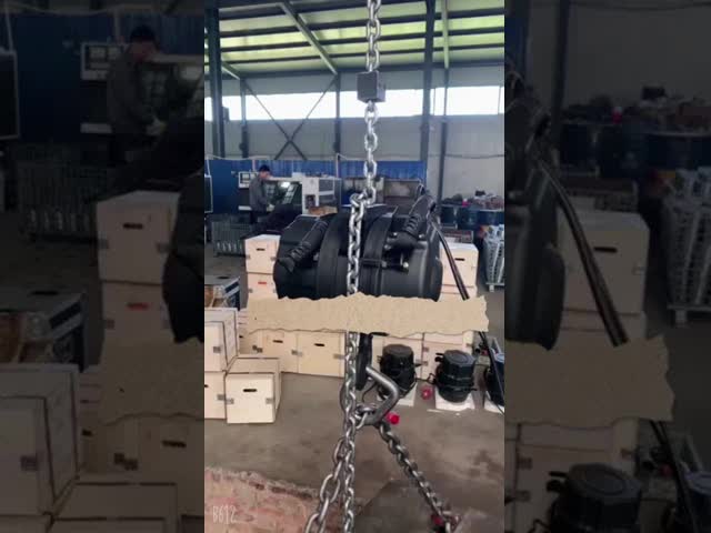 Stage Hoist With Rotary Limit Switch
