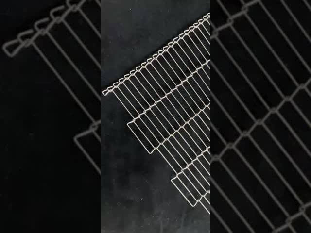 Food Chocolate Enrober Stainless Steel Flat Flex Wire Mesh Conveyor Belt