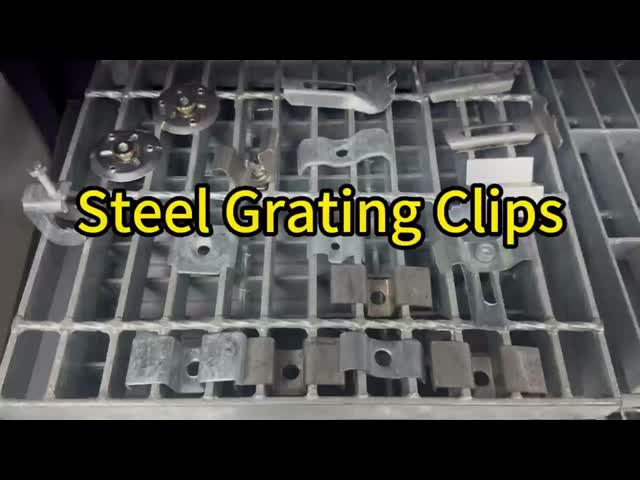 Galvanized Clamps Flooring Metal Grating Clips With CE Certificate