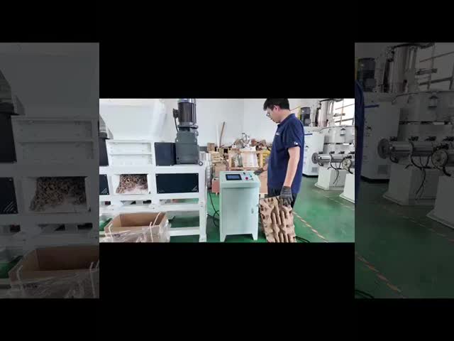 Waste Processing Shredder Machine Automatic Control System For Industrial Recycling