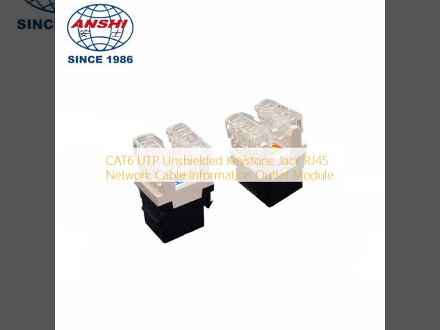D-Series RJ45 Cat6 Female Connector, Panel Mount Circular Ethernet Network Extension Socket
