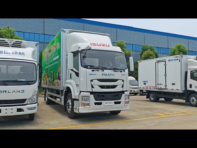 I-SUZU 10Ton Refrigerated Truck with 2000KG Hydraulic Tailgate