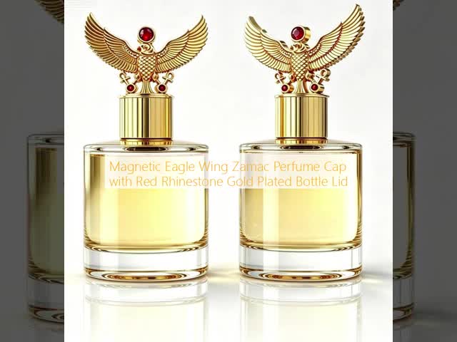 Luxury Hollow Floral Zamac Perfume Cap Gold Plated Bottle Lid