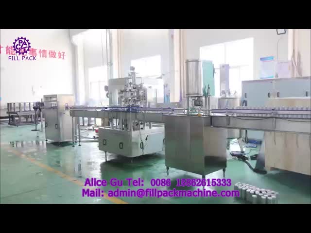 2313 J11 In-Line Split-Type Beverage Can Rinsing, Isobaric Filling, and Capping Production Line