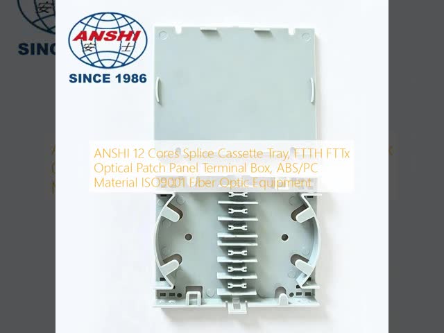 12 Core ODF Optical Distribution Frame Fiber Splice Tray For Protecting