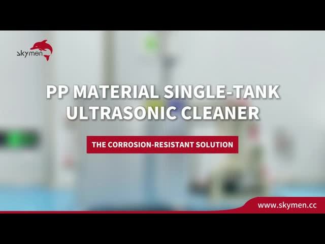 PP Single Tank Ultrasonic Cleaner for Strong Acid & Alkali Resistant Chemical Cleaning